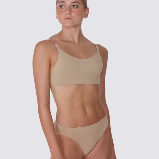 SEAMLESS CLEAR BACK BRA