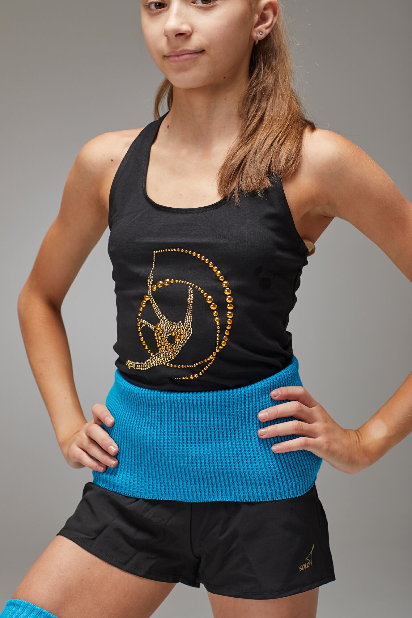 Tank Top SOLO Crystal Print