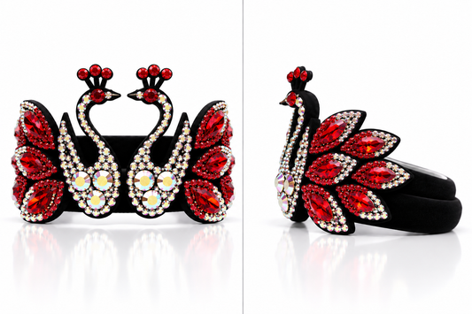 Swans – Crystal Swan Competition Hair Accessory