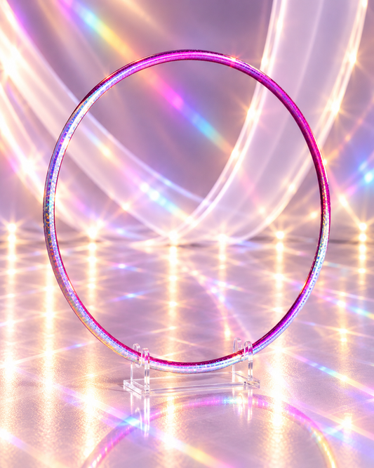 Pastorelli Custom Wrapped Hoop – Pink Amethyst Holographic 80cm (Non-FIG)