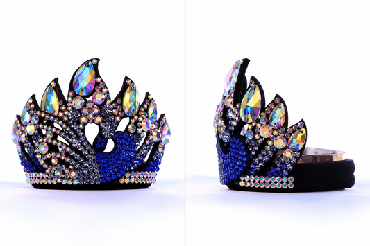 Leda – Crystal Crown Competition Hair Accessory