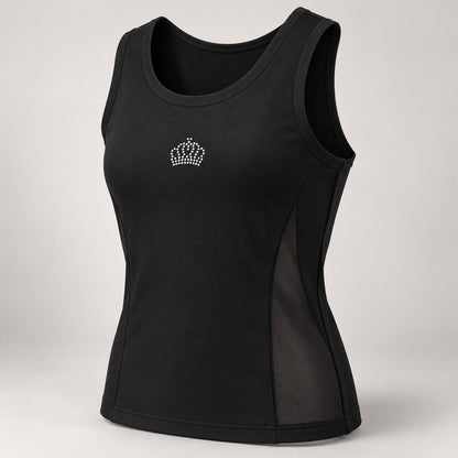 Sleeveless Gymnastics Vest – Black