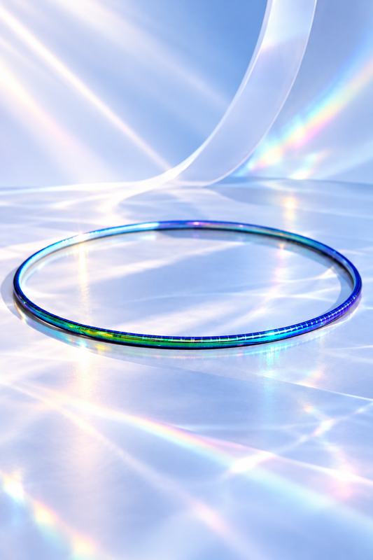 Pastorelli Custom Wrapped Hoop – Blue-Green Holographic