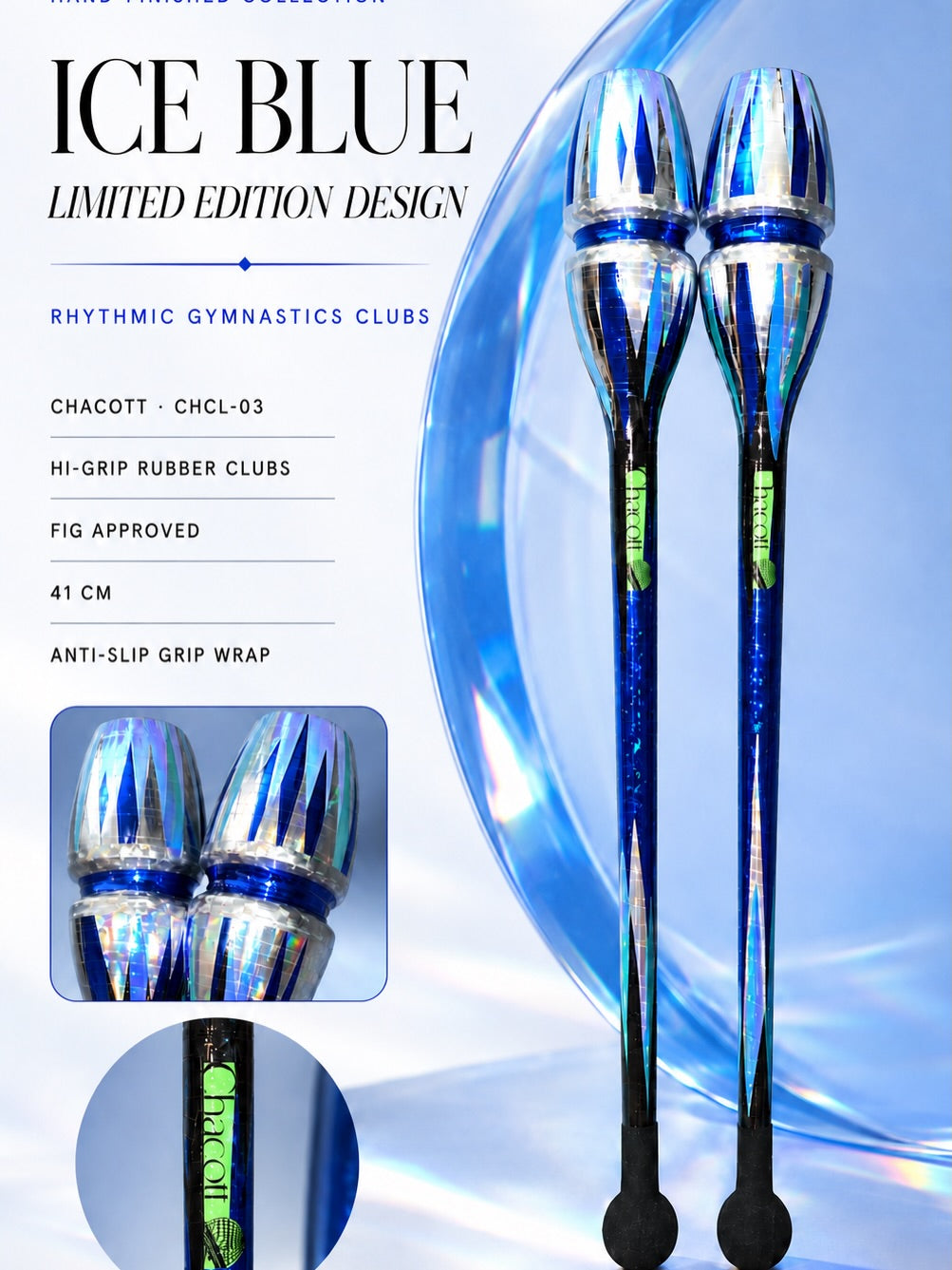 Ice Blue — Chacott Hi-Grip Clubs | Limited Edition
