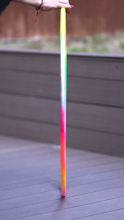 Pastorelli Custom Wrapped Hoop – Rainbow Stars 75cm (Non-FIG)
