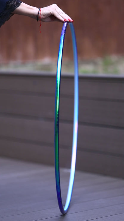 Pastorelli Custom Wrapped Hoop – Blue-Green Holographic