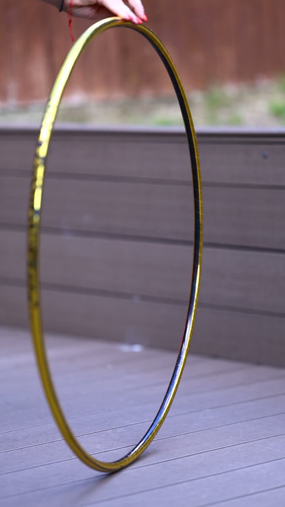 Pastorelli Custom Wrapped Hoop – Golden Leopard 85cm (Non-FIG)